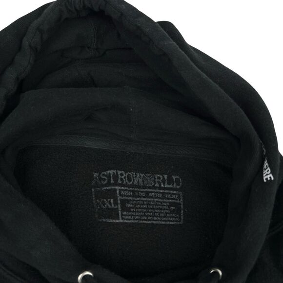 Travis Scott ASTROWORLD Wish You Were Here Scattered Hoodie XXL Cactus Jack - Picture 12 of 16